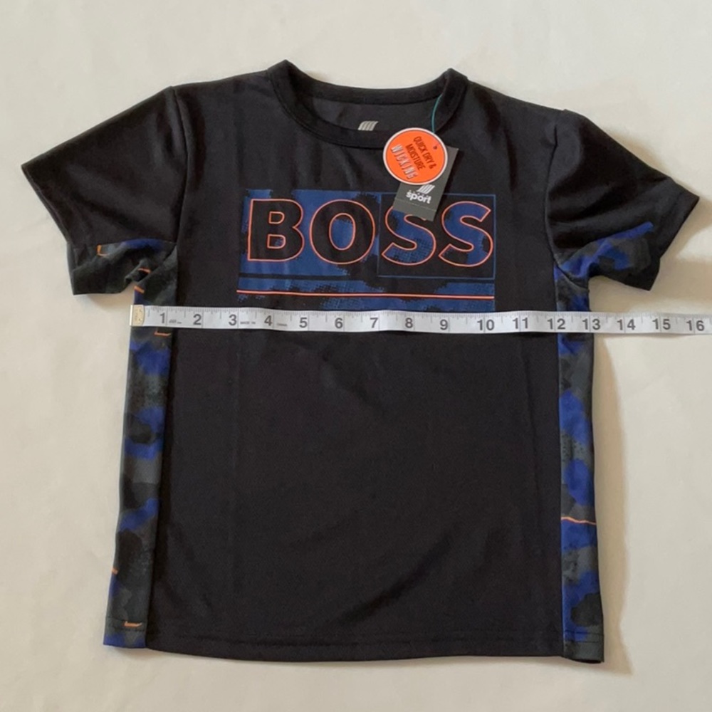 The children place toddlers kids graphic mesh performance top black siz… - Picture 4 of 6